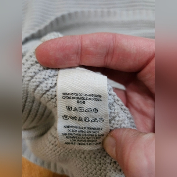 FREE PEOPLE Grey Bell Sleeve Sweater - Picture 6 of 6